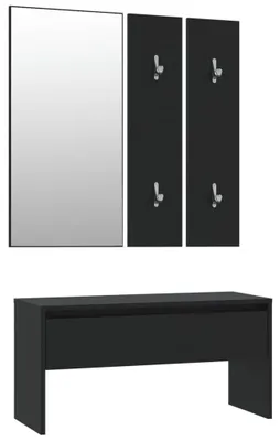 Productafbeelding van Garderobeset met Lade, Houtmateriaal 20 x 80 cm