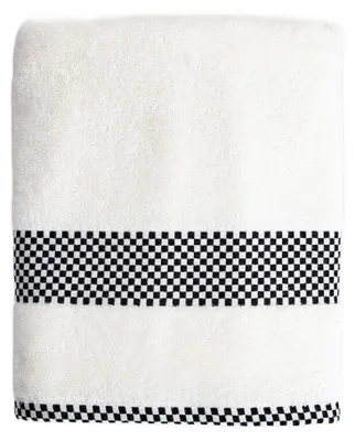 Zdjęcie produktu dla HOMLA Ręcznik TIVA z czarną kratką 70x130 cm