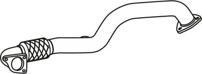 Produktbild von VEGAZ Abgasrohr Auspuffrohr für OPEL Astra K Sports Tourer (B16) Vorne OR-447