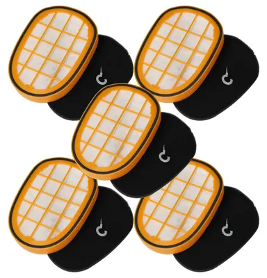 Produktbild von vhbw 10-tlg. Filter-Set kompatibel mit Philips SpeedPro Max Aqua XC8149 Staubsauger - 5x Vormotor-Filter, 5x Motorschutz-Filter