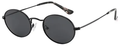 Image de VeyRey Lunettes de soleil polarisées Wabame monture noire verres noirs Universelles