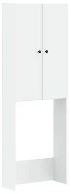 Imagen del producto de vidaXL Armario de baño BREDA, blanco, 66 x 25,5 x 190 cm, material de madera