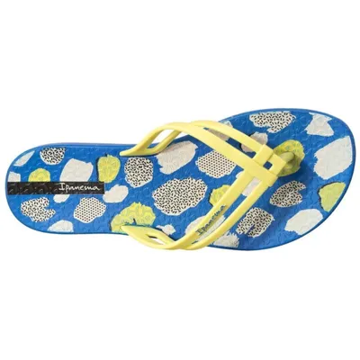 Produktbild von Ipanema Kinder Flip Flops Sommer Badelatschen Pantoletten Slides Blau/Gelb Gr.40