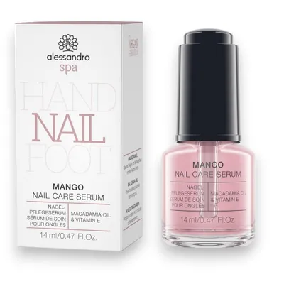Produktbild von alessandro Mango Nail serum Macadamia Oil & Vitamin ENagelpflegeserum, Nagelserum, Frauen, 14 ml, Verstärkung, Flasche, 1 Stück(e)