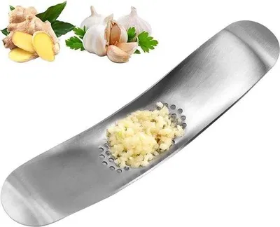Produktbild von Famanu Knoblauchpresse aus Edelstahl - Silber