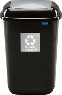 Produktbild von Mülleimer Plafor, schwarz/grau