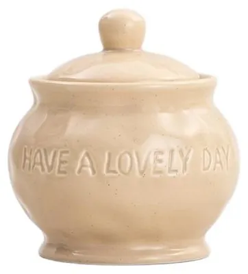 Produktbild von HOMLA Zuckerdose ISERNIA beige