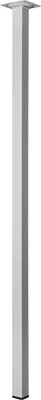 Produktbild von Hettich Tischbein Aluminium-Optik 25 x 25 x 800 mm Stahl, 1 Stück