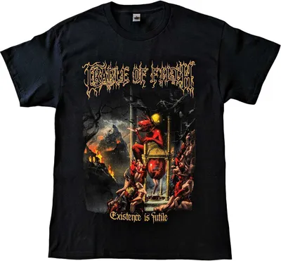 Immagine prodotto di Cradle Of Filth | Maglietta ufficiale della band | Existence is Futile (retro stampa), Media, Nero