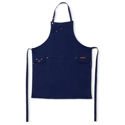 Zdjęcie produktu dla Dutchdeluxes - Fartuch kuchenny lub do grillowania - 5 kieszeni - Indigo jeans