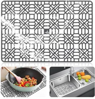 Produktbild von Famanu Spülbeckenmatte hitze- und rutschfest - 40 x 27 x 1,2 cm