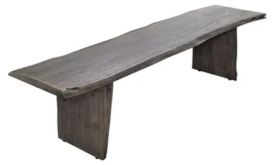 Immagine prodotto di MASSIVMOEBEL24 | PURE ACACIA #419 Panca in legno di acacia - laccato / grigio 200x38x45