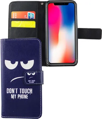 Produktbild von Handyhülle Tasche für Handy Apple iPhone X Dont Touch my Phone