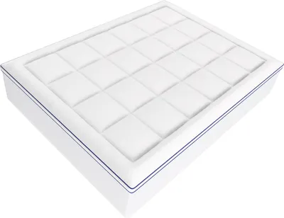 Zdjęcie produktu dla Nakładka na materac SucceBuy Queen, grubość 101,6 mm, z pianką memory foam i wypełnieniem z włókien, zdejmowana i nadająca się do prania, rozkładająca nacisk, chłodząca i oddychająca, przeznaczona dla osób, które pocą się podczas snu