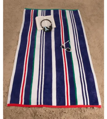 Produktbild von Strandtuch Jet Set Stripes Blau