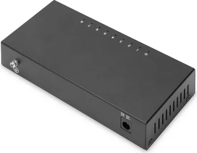 Switch Di Rete Gigabit Ethernet Digitus 8 Porte - Non Gestito, Backplane 16 Gbps, Auto MDI/MDI-X, Per Armadi 10 Pollici - Foto 4