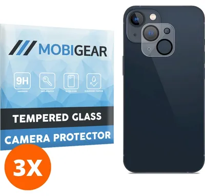 Produktbild von Mobigear Panzerglas Kameraschutz für iPhone 14 Plus - 3 Stück Ultraklar hüllenfreundlich