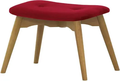 Image de Repose-pied Ducan Velvet-Kronos 2-Chêne clair