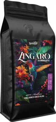Image de Grains de café de Colombie, Zingaro, 1 kg, 100 % arabica, fraîchement torréfiés