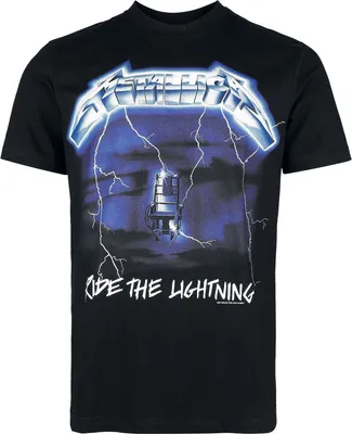 Produktbild von Metallica T-Shirt Herren Ride The Lightning - Heavyweight schwarz L