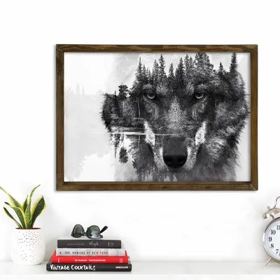 Produktbild von Wallity, Almıla- EVL4469, Bunt, Leinwandbilder, 50 x 70 cm, Gemälde: 100% MDF (Dicke: 3mm)