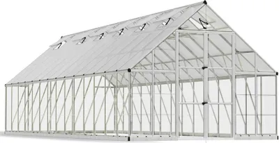 Produktbild von Palram - Canopia Aluminium Gewächshaus Balance 1028 Silber 844x304x257 cm