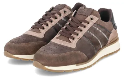 Zdjęcie produktu dla Męskie, niskie sneakersy Bullboxer, kolor brązowy, skóra, rozmiar: 42
