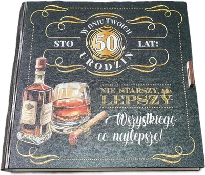 Zdjęcie produktu dla pudełko na pieniądze 16 x 16cm kwadratowa 50-stka kolor WHISKY 3308-WY50