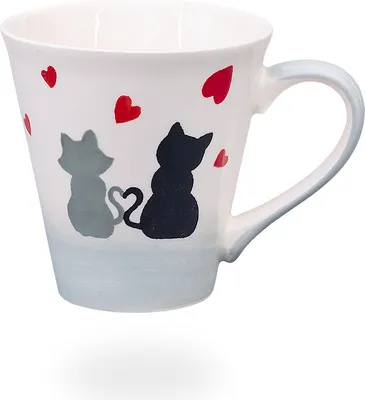 Produktbild von tea4chill Teetasse / Kaffeetasse / Teebecher/ Tasse "Cats" 250ml aus Keramik