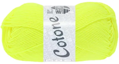 Produktbild von Lana Grossa - Cotone Neon 0215 neongelb