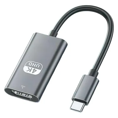 Produktbild von USB C auf HDMI Adapter 4K, kompatibel mit Thunderbolt 3/4, Video & Audio Ausgang für iOS Geräte