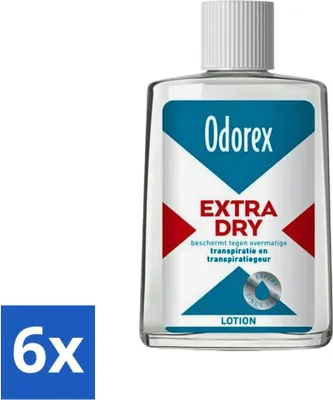 Productafbeelding van Odorex Extra Dry Lotion, 50 ml - Voordeelverpakking - 6 stuks