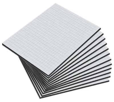 Akustikschaumplatten 12er-Pack 18x25 cm 0,5 cm