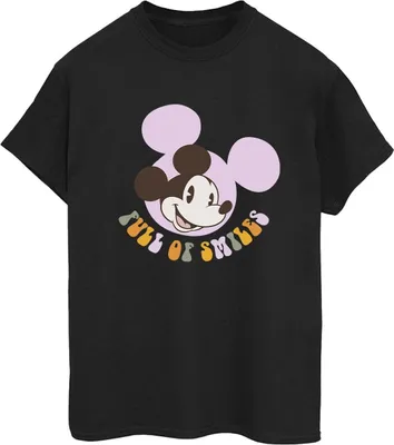 Produktbild von Disney - "Full Of Smiles" T-Shirt für Damen BI38965 (L) (Schwarz)