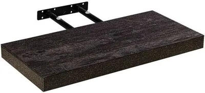 Obrázek produktu pro Stilista Nástěnná police Volato, 50 cm, tmavé dřevo