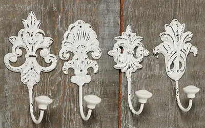 Produktbild von 4cm x Garderobenhaken Ivy weiß