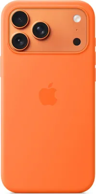 Produktbild von APPLE Silikon Case für iPhone 17 Pro Max mit MagSafe, Orange