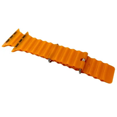 Produktbild von Armband für Apple Watch - Ripple 42MM Orange - Silikon