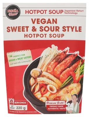 Produktbild von NGHIA MAMA Pho Bouillon Süß-Sauer 220g – Aromatische vietnamesische Brühe