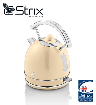Productafbeelding van Swan Retro Elektrische Waterkoker, 1,8 Liter, Vintage Design, Automatische Uitschakeling