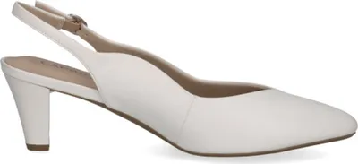 Produktbild von Caprice Damen Slingpumps Leder Pumps Schnalle Slingback 9-29603-44, Größe:38.5 EU, Farbe:Weiß