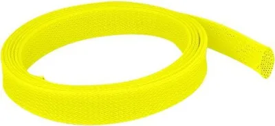 Produktbild von DeLOCK Geflechtschlauch dehnbar 2 m x 25 mm gelb, Gelb, Polyester, -50 - 150 °C, 1 Stück(e), 2,5 cm, 2000 mm