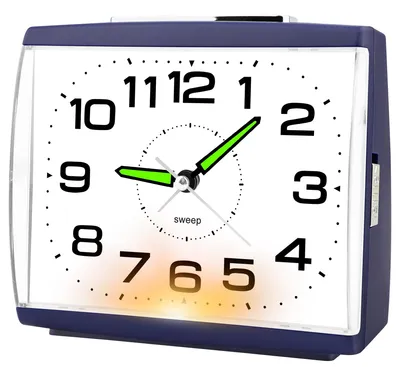 Stiller Analogwecker mit Nachtlicht, großes Display, Schlummerfunktion