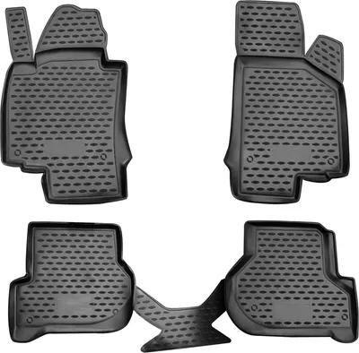 Zdjęcie produktu dla 2008-2012 Skoda Octavia Dywaniki podłogowe TPE czarne 4 szt