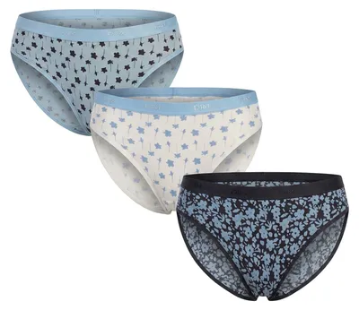 Produktbild von DIM 3er-Pack Damen-Stretch-Slips aus Baumwolle mit Taschen D4C17