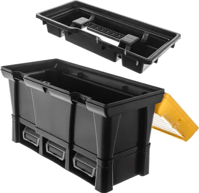 Obrázek produktu pro Nástrojové kufry a organizéry – Pro Box – plastové – pro nářadí – systém pro dílny