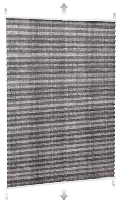 Produktbild von Plissee Klemmfix ohne Bohren 70x100cm Dunkelbraun Sichtschutz Blickdicht Sonnenschutzrollo  Lichtschutz Faltrollo Jalousie Rollos für Fenster und Tür