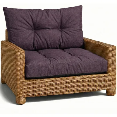Produktbild von Polster Gartenmöbel Set 70x70 + 40x70 cm Outdoor Loungekissen Rattan