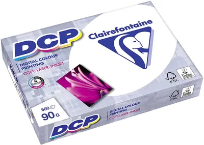 Produktbild von Clairefontaine DCP digital color printing 1833C - 90g/m² DIN-A4 500 Blatt weiß