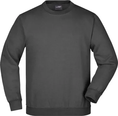 Produktbild von James & Nicholson Sweatshirt Round Sweat HeavyJunior,Gr2XL,graphit